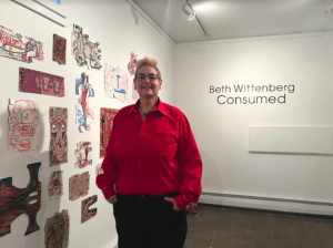 Beth Wittenberg Displays Her exhibit “Consumed” at UMF Art Gallery